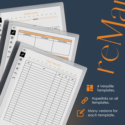 reMarkable Project Planner Template