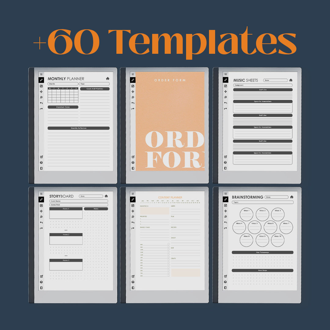 Boost Your Productivity with 60+ reMarkable Templates