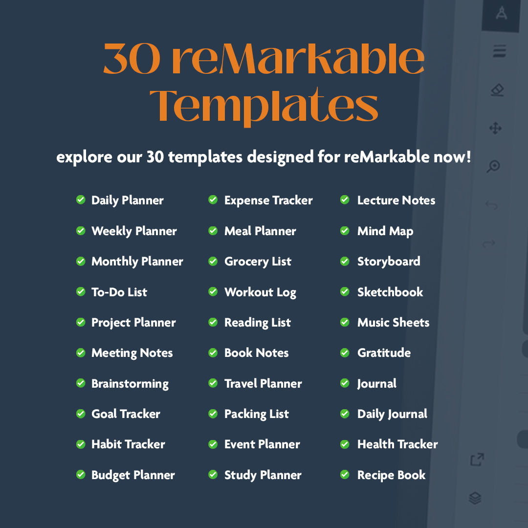 ReMarkable Template Bundle