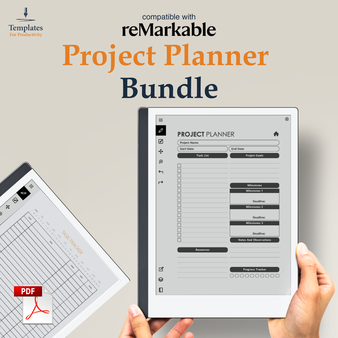 reMarkable Project Planner Templates
