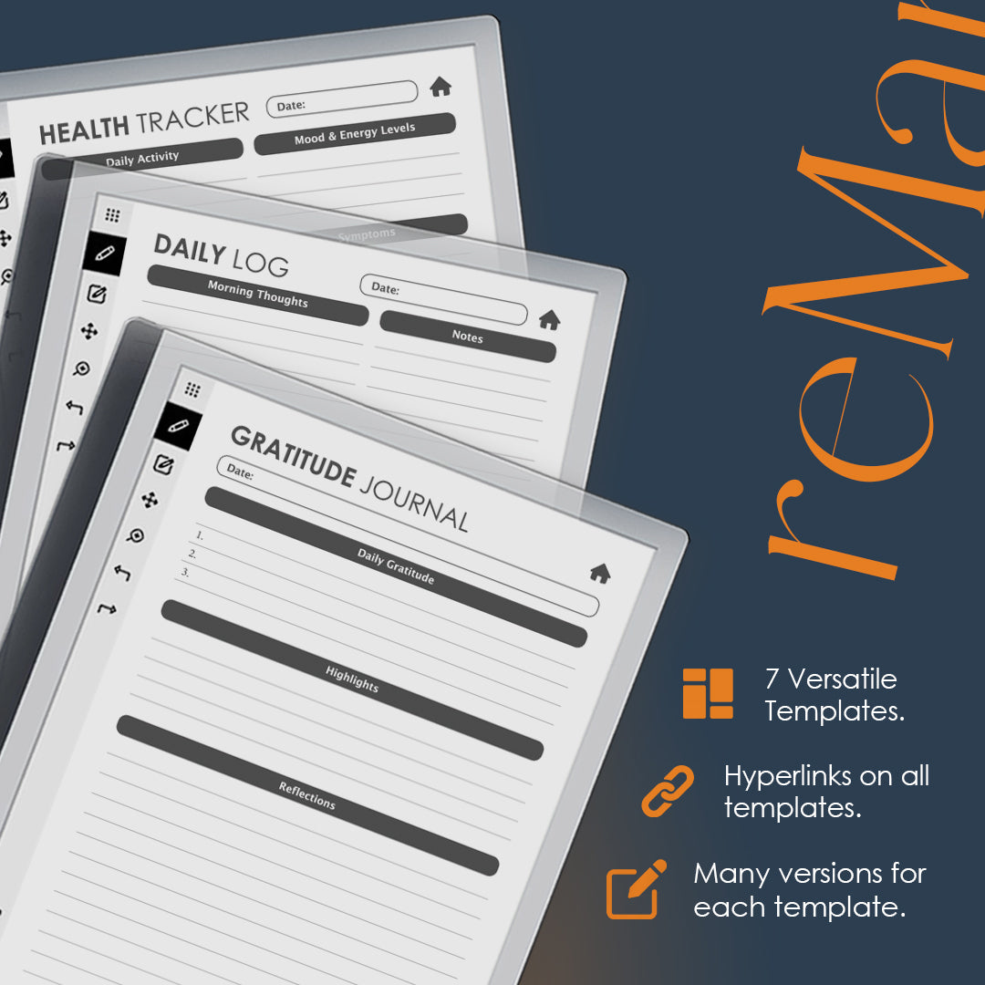 reMarkable Daily Planner Templates