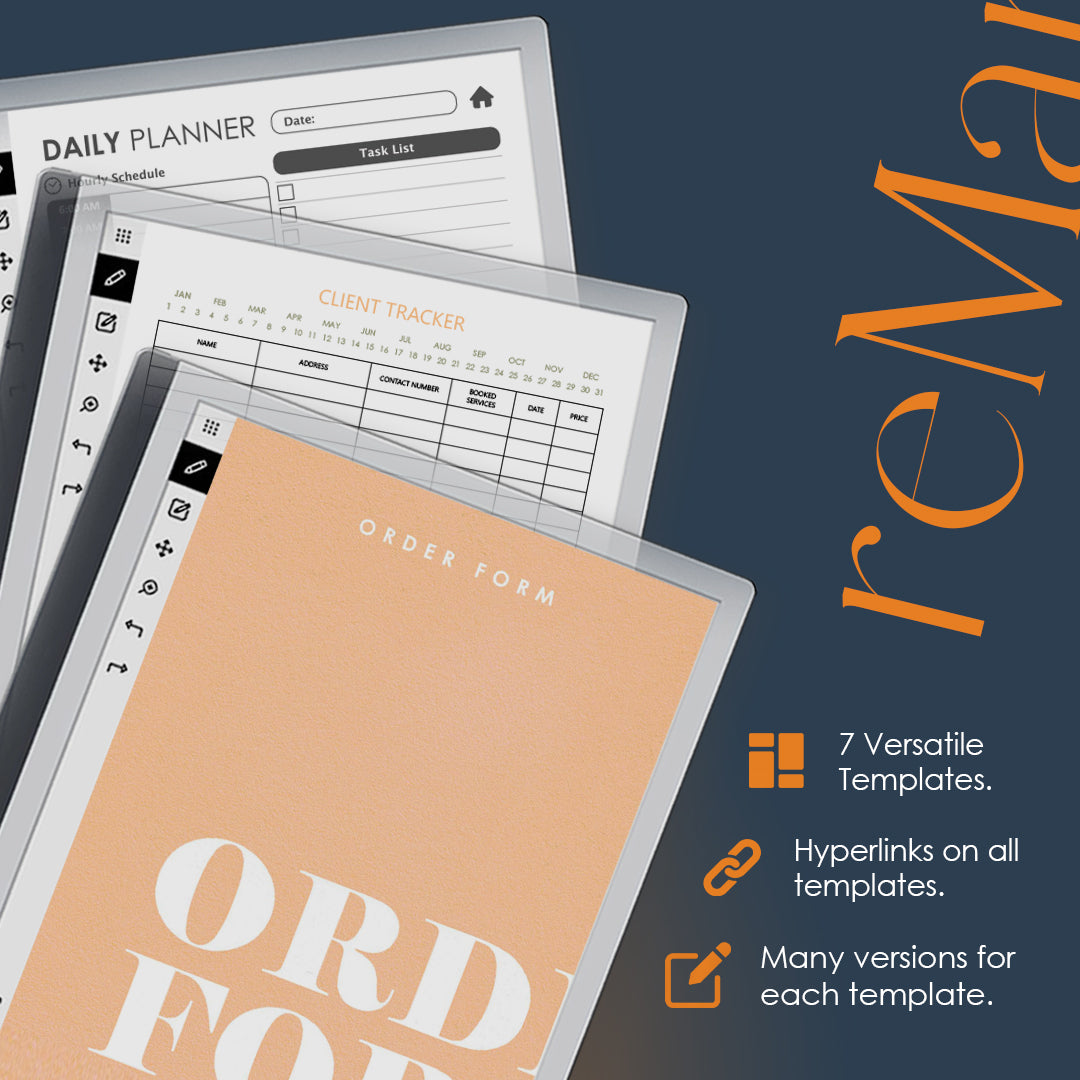 reMarkable Goal Planner Templates