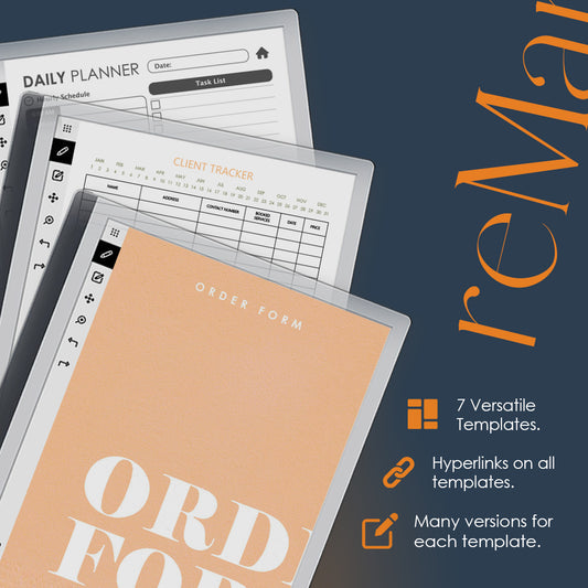 reMarkable Goal Planner Templates